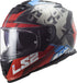 CASCO CERRADO LS2 STORM II SPRINTER NGO/ROJ/TITANIUM FF800
